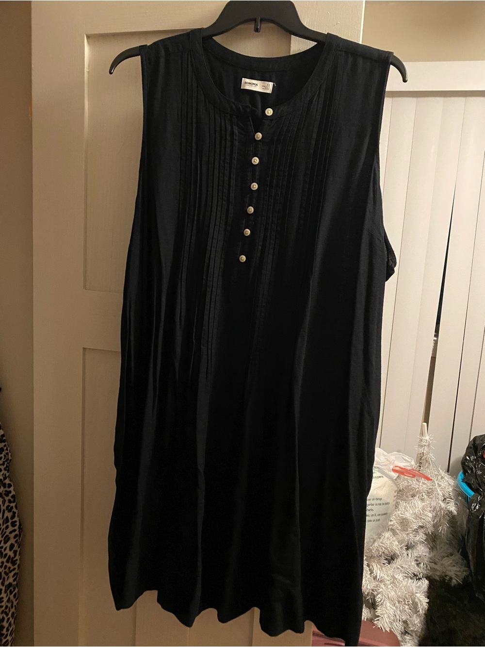 Sonoma Black sleeveless dress with pockets - Picture 2 of 4